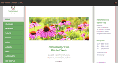 Desktop Screenshot of naturpraxis-walz.de